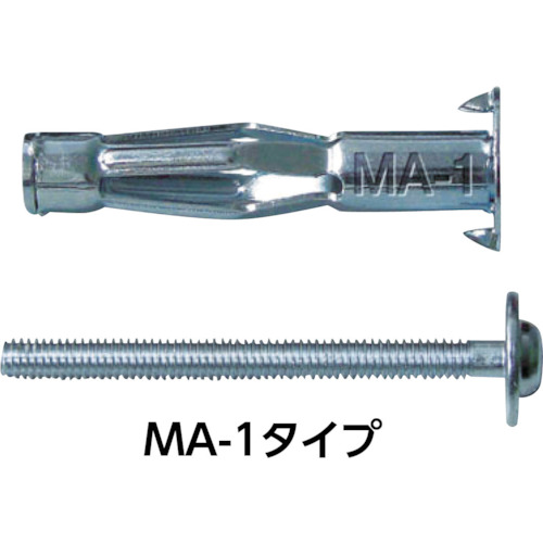 【TRUSCO】峰岸　エアコンボードアンカー　ＭＡ－１（２００本入）